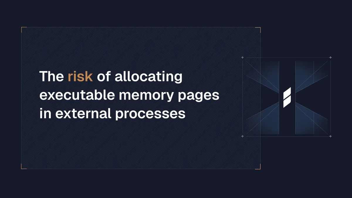 The risk of allocating executable memory pages in external processes
